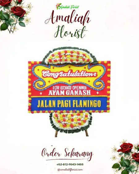 Sewa Papan Bunga Air Itam